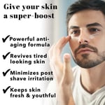 Mens Moisturiser Face Cream Expert anti-Aging Pro Collagen + Hyaluronic Acid