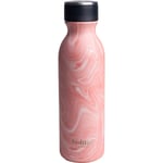 Smartshake Bohtal vandflaske i rustfrit stål farve Pink Marbel 600 ml