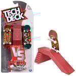 FINGER SKATE - TECH DECK - PACK VERSUS 2 FINGER SKATES - Authentiques Finger Skates A Collectionner Avec Obstacle - 6061574 - Jouet Enfant 6 Ans et + - Modèle Aléatoire