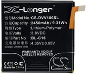Batteri BL-C16 for DOOV, 3.8V, 2450 mAh