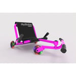 EzyRoller Classic Ride On Meander Trike Go Kart Outdoor Toy Kids LED Pink