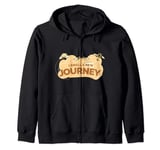 I Smell A New Journey Travel Lover Hiking Camping Adventure Zip Hoodie