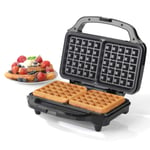 XL Deep Fill Waffle Maker - Non-Stick Plates, Automatic Temperature Control 900W