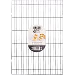 Baker & Salt Large Cooling Rack Tray Rectangular Chrome Plated, Dishwasher Safe
