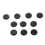 10 Bouchons de protection en TPU pour Manette PS4 Noir