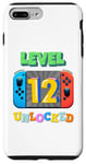 Coque pour iPhone 7 Plus/8 Plus Jeu vidéo débloqué Level 12 pour garçons