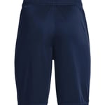 Under Armour Prototype 2.0 Logo Boys Shorts Dark Blue Red Size Age 7-8 Years