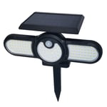 5W LED Solar Wall Lamp Outdoor garden Floodlight PIR Sensor, 6500K