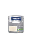 Johnstone's - Wall & Ceiling Paint - Magnolia - Silk Finish - Emulsion Paint - Fantastic Coverage - Easy to Apply - Dry in 1-2 Hours - 12m2 Coverage per Litre - 2.5L