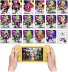 Amiibo Mini Cartes Nfc Pour Splatoon 3, Splatoon Série 1-3 Compatible Con Nintendo Switch/Switch Oled/Switch Lite/Wii U/New 3ds - Lot De 17