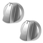 Belling Genuine Silver Oven / Cooker Control Knob (Pack of 2)
