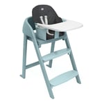 Chicco Crescendo Lite Chaise Évolutive complète avec accessoires : chaise haute, plateau et rembourrage, Chaise Enfant 36 Mois - 40 kg, bleu clair