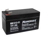 Nordmax Blyackumulator 12 V 1,2 Ah