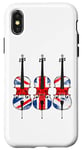 iPhone X/XS Cello UK Flag Cellist String Player British Musician Case