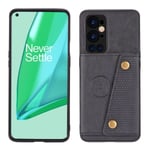 Stilsäkert Skal med Kortfack - OnePlus 9 Pro Svart