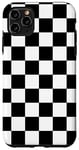 iPhone 11 Pro Max black-and-white chess checkerboard checkered pattern, Case