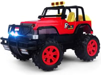 1：14 Fully Proportional Remote Control Car,4WD Drive System 2.4GHZ Radio Controlled Large Feet Buggy Racing Car Truck,Double Motor Independent Suspension Teen Educational Toys And Hobbies Gifts