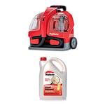 Rug Doctor Portable Spot Cleaner, 1.9 Litre, Red/Black & Rug Doctor Carpet Detergent, 4 Litre