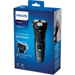 Philips Shaver Series 3000 Wet & Dry Electric Shaver with 5D Pivot & Flex Heads