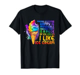 Making Everyone Happy Is Impossible Ice Cream Gay Pride 2024 T-Shirt