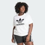 adidas Adicolor Trefoil Boxy T-skjorte (store størrelser) Damer Adult
