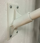 Väggfäste till fasadflagga