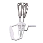 Kitchen Whisk Stainless Steel Rotary Hand Whip Whisk Mixer Egg Beater Dual Purpose Plastic Mixer Kitchen Cooking Tool