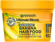 Garnier Ultimate Blends Hair Food, Banana 3-in-1 Dry Hair Mask Treatment, 400ML