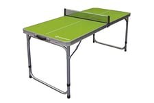 Schildkröt Table de Ping-Pong Midi, Portable et Pliable 120 x 60 x 70 cm, Mallette en Aluminium avec Poignées et Filet, pour Toutes les Activités Intérieures et Extérieures, 838580