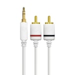 Essentials Classic Minijack - RCA Minijack-kabel - 3 års medlemsgaranti