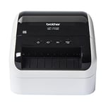 Brother QL-1100C Label Printer | Shipping Labeller | PC Connected | Desktop | Wide Format 4 Inch Labels,Black , White