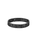 Lacoste Bracelet à Maillons pour Homme Collection Lacoste Catena Noir - 2040222
