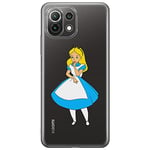 ERT GROUP Coque de téléphone Portable pour Xiaomi 11 Lite 4G/5G Original et sous Licence Officielle Disney Motif Alice 010, partiel imprimé
