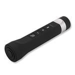 AQIN Hautparleur Bluetooth 3 en 1 pour vélo, hautparleur portable avec lampe de poche, banque d'alimentation pour vélo, radio FM, hautparleur sans fil avec son super fort, hautparleur Bluetooth