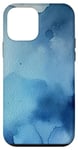 Coque pour iPhone 12 mini Bleu aquarelle
