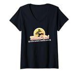 Womens Bonsai Girl - Funny Quote For Short Girls V-Neck T-Shirt