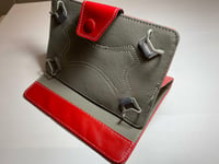 Red Multi Angle Leather Case Stand for 7" Tablet MID Google Android 4.0 PC