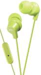 JVC HA-FR15-G-E In-Ear Headphone with Remote Control and Microphone,Green