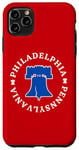 Coque pour iPhone 11 Pro Max Philadelphie Pennsylvanie Liberty Bell Patriotic Philly