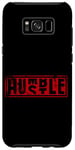 Coque pour Galaxy S8+ Cool humble street drôle hustle odomètre design vintage -rouge