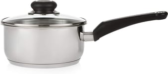 Morphy Richards 970122 Equip 20cm Pouring Saucepan with Glass Lid, Stainless St