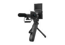 AGFA PHOTO - Kit Vlogging Tout-en-Un : Caméra VLG-4K Optical, Trépied Powerbank, Télécommande, Microphone, et Carte Micro-SD 32Go Inclus - Immortalisez vos Moments en 4K avec Style ! - Neuf