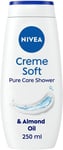 NIVEA Care Shower Creme Soft (250 Ml) Enriched with Almond Oil, Moisturising Gel
