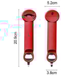 Multifunktionell flasköppnare magnetisk burköppnare burköppnare locköppnare Red
