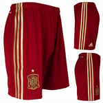 adidas Spain 2014 World Cup Home Shorts Size Junior 11 - 12 Years / 27" Waist