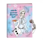 Disney Frozen Dagbok / Anteckningsbok med lås - Frost 2