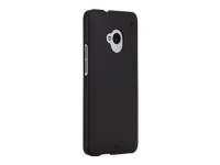 Case-Mate Barely There - Skydd för mobiltelefon - plast - svart - för HTC One