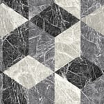 Origin Tapet 3D Marmor Motiv Svart/Grå tapet marmor motiv - svart och grått