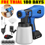 18V Cordless Paint Sprayer Painting Fence & Decking Paint Sprayer Battery Charge