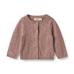 Wheat Knit Cardigan Maia Lavender Rose Baby